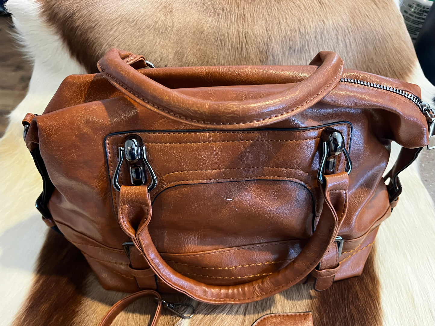 Sml Leather Duffle
