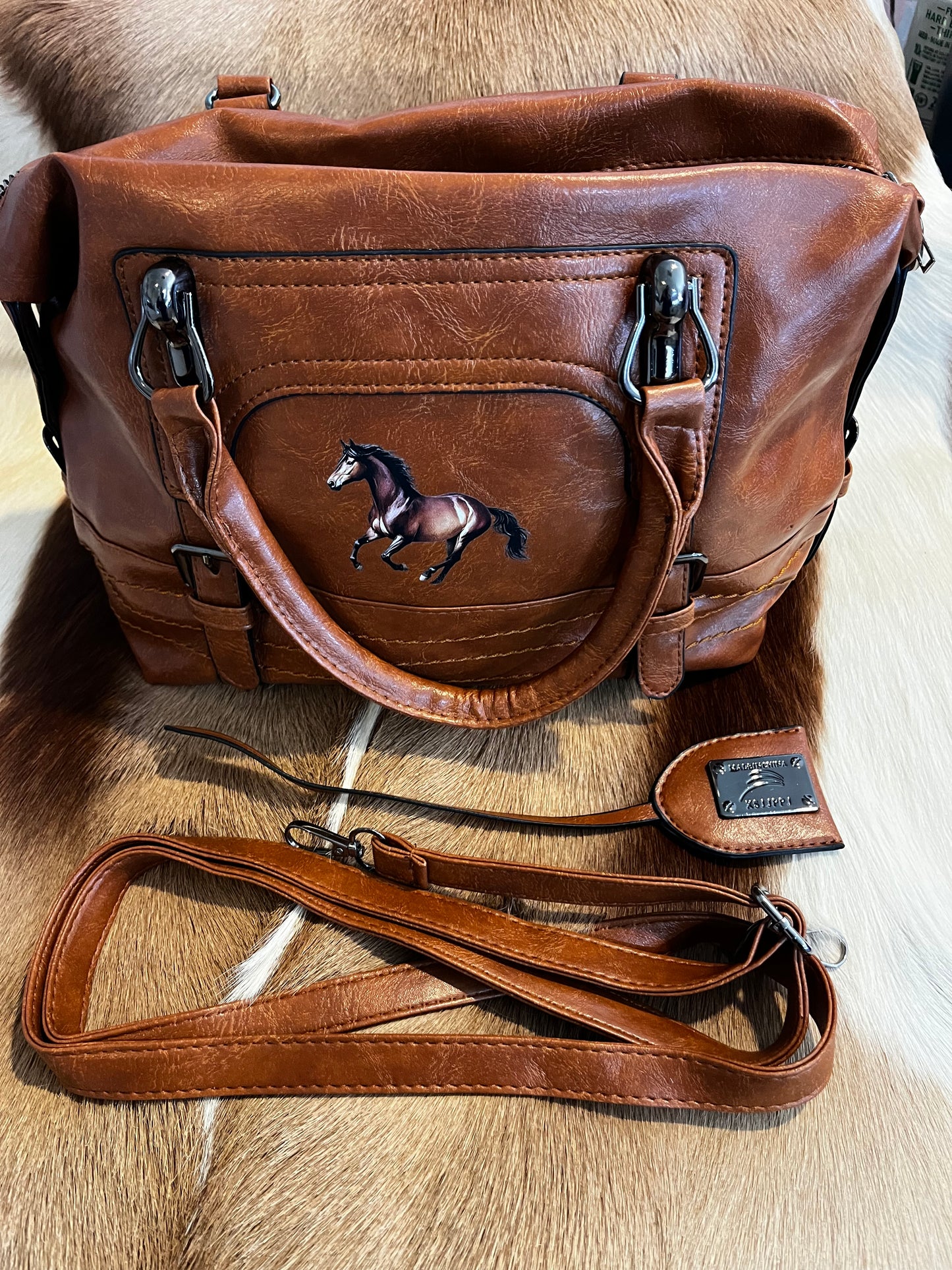 Sml Leather Duffle