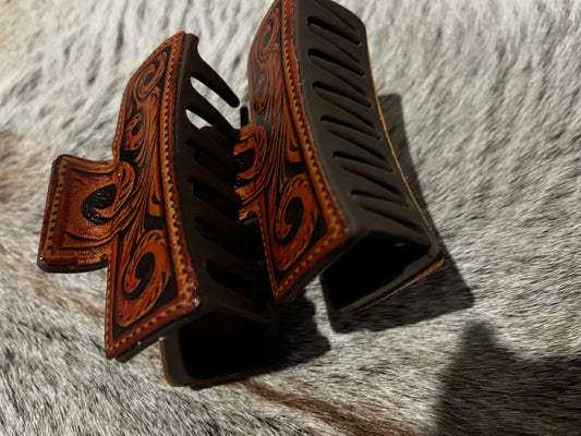 Western Paisley Hair Claw