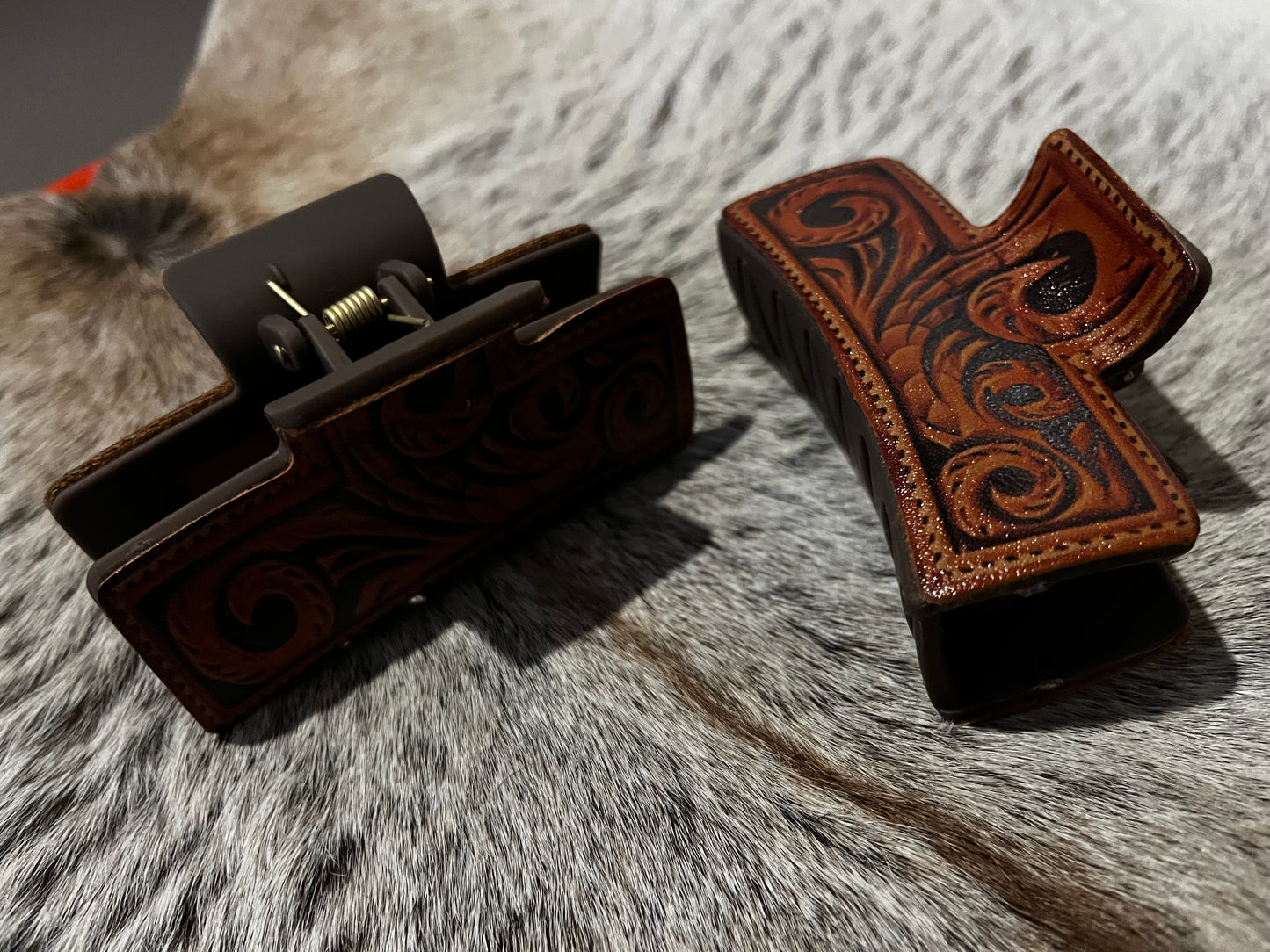 Western Paisley Hair Claw